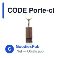 CODE Porte-clés support téléphone - Miniature 2