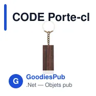 CODE Porte-clés support téléphone - Miniature 3