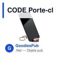 CODE Porte-clés support téléphone - Miniature 4