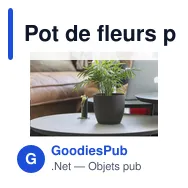 Pot de fleurs personnalisable Coffee Flowerpot avec logo - Miniature 2