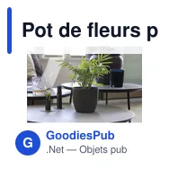 Pot de fleurs personnalisable Coffee Flowerpot avec logo - Miniature 4