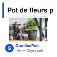 Pot de fleurs personnalisable Coffee Flowerpot avec logo - Miniature 5