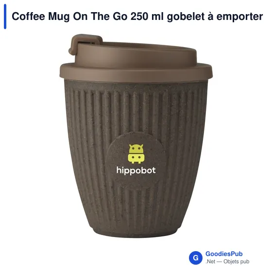 Gobelet à emporter personnalisable Coffee Mug On The Go 250 mlavec logo - Image 1