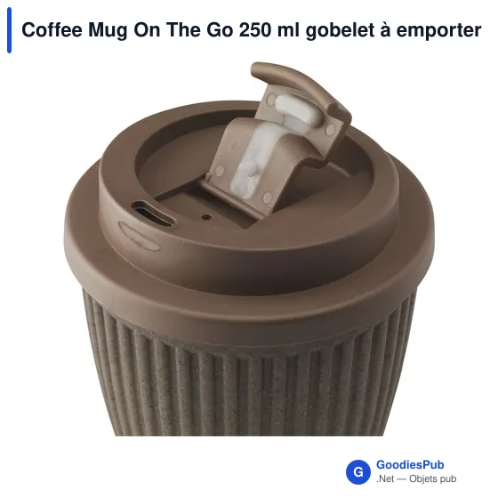 Gobelet à emporter personnalisable Coffee Mug On The Go 250 mlavec logo - Image 3