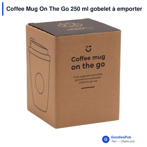 Gobelet à emporter personnalisable Coffee Mug On The Go 250 mlavec logo - Image 4