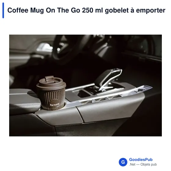 Gobelet à emporter personnalisable Coffee Mug On The Go 250 mlavec logo - Image 6