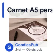 Carnet A5 personnalisable en marc de café avec logo - Miniature 9