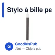 Stylo à bille personnalisable en marc de café avec logo - Miniature 3