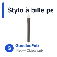 Stylo à bille personnalisable en marc de café avec logo - Miniature 6