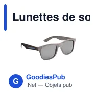 Lunettes de soleil personnalisables Coffee Sunglasses avec logo - Miniature 7