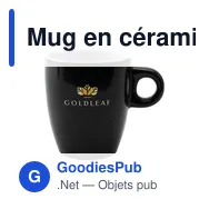 Mug en céramique personnalisable CoffeeCup 200 ml avec logo - Miniature 1