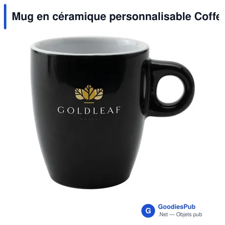 Mug en céramique personnalisable CoffeeCup 200 ml avec logo