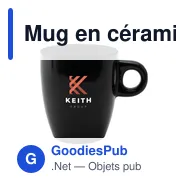 Mug en céramique personnalisable CoffeeCup 200 ml avec logo - Miniature 3