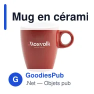 Mug en céramique personnalisable CoffeeCup 200 ml avec logo - Miniature 5