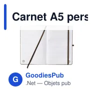 Carnet A5 personnalisable en liège avec logo - CoffeeGround - Miniature 2