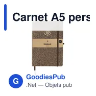 Carnet A5 personnalisable en liège avec logo - CoffeeGround - Miniature 6