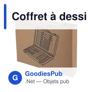 Coffret à dessin en bois personnalisable avec logo - Thessaly - Miniature 7