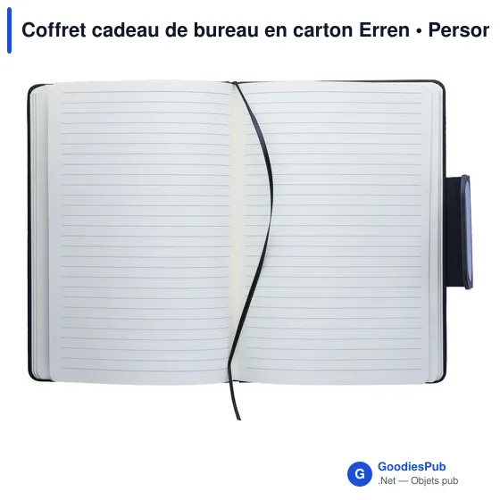 Coffret cadeau de bureau personnalisable avec logo - Erren - Image 2