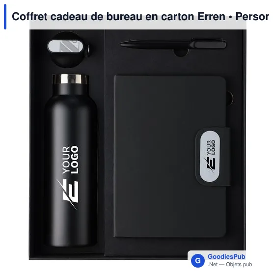 Coffret cadeau de bureau personnalisable avec logo - Erren - Image 4