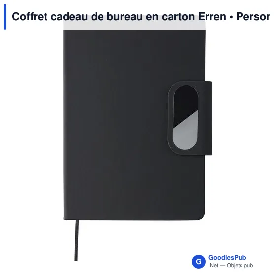 Coffret cadeau de bureau personnalisable avec logo - Erren - Image 5