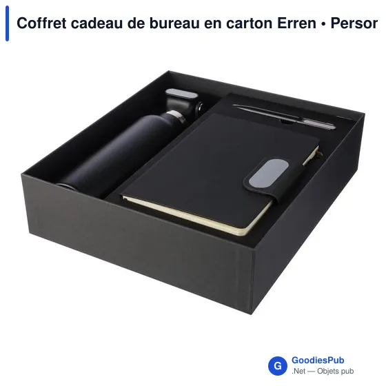 Coffret cadeau de bureau personnalisable avec logo - Erren - Image 6