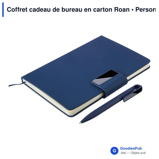 Coffret cadeau de bureau en carton Roan - Image 2