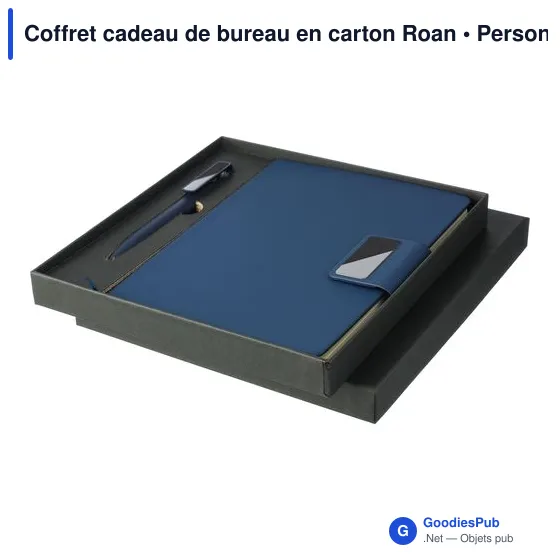 Coffret cadeau de bureau en carton Roan - Image 11