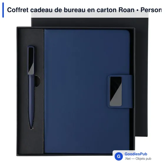 Coffret cadeau de bureau en carton Roan - Image 6