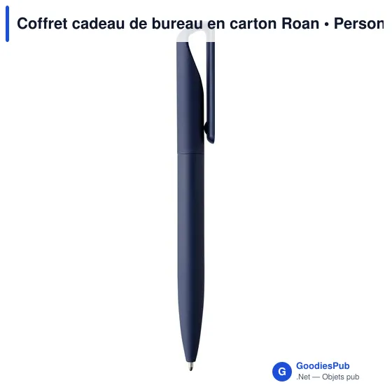 Coffret cadeau de bureau en carton Roan - Image 8