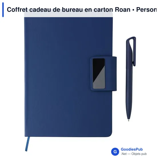 Coffret cadeau de bureau en carton Roan - Image 9