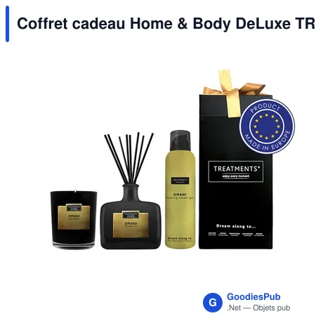 Coffret cadeau personnalisé Home & Body DeLuxe avec logo