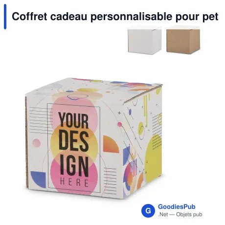 Coffret cadeau personnalisable pour petit mug en carton avec logo - Mini Mug