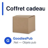 Coffret cadeau personnalisable pour petit mug en carton avec logo - Mini Mug - Miniature 2