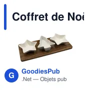 Coffret de Noël personnalisable pour dips et apéritifs | Nuutavec logo - Miniature 1