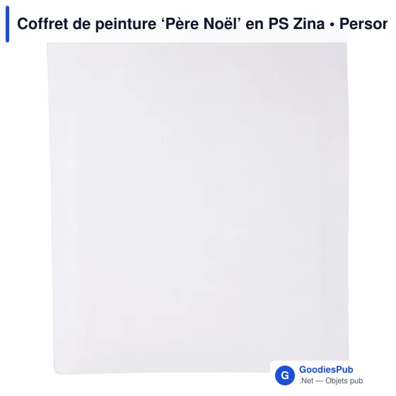 Coffret de peinture personnalisable ‘Père Noël’ avec logo - Image 6