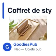 Coffret de stylos en bois de noyer Adelina - Miniature 7