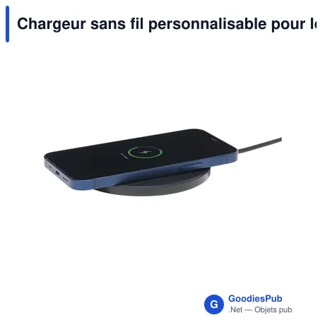 Chargeur sans fil personnalisable pour logo - Coil RCS Recycled