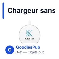 Chargeur sans fil personnalisable pour logo - Coil RCS Recycled - Miniature 12