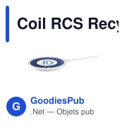 Chargeur sans fil personnalisable pour logo - Coil RCS Recycled - Miniature 7