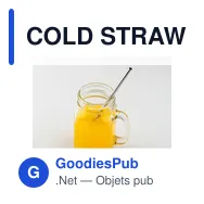 COLD STRAW Paille et brossettes en acier. - Miniature 2