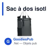 Sac à dos isotherme personnalisable COLDI avec logo - Miniature 1