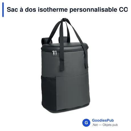 Sac à dos isotherme personnalisable COLDI avec logo