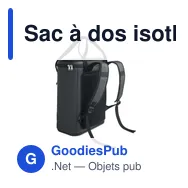 Sac à dos isotherme personnalisable COLDI avec logo - Miniature 2