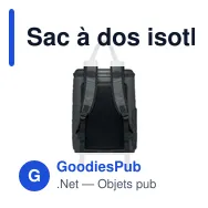 Sac à dos isotherme personnalisable COLDI avec logo - Miniature 5