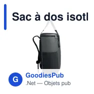 Sac à dos isotherme personnalisable COLDI avec logo - Miniature 8