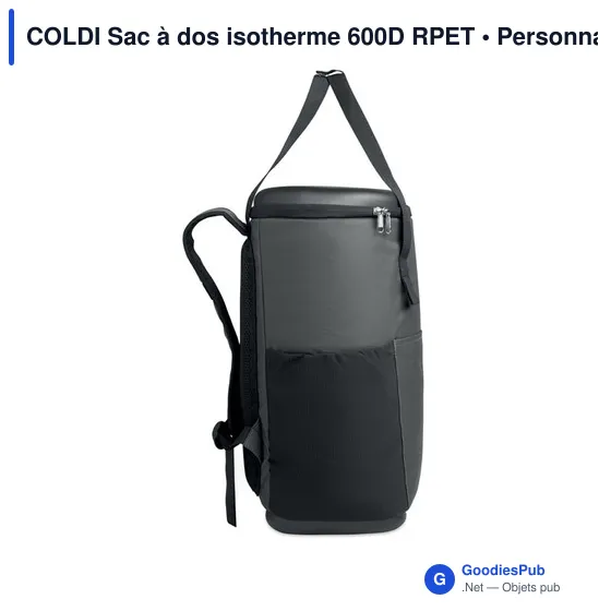 Sac à dos isotherme personnalisable COLDI avec logo - Image 8