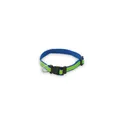 Variante bleu - Collier réfléchissant Muttley personnalisable avec logo