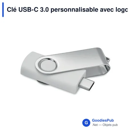 Clé USB-C 3.0 personnalisable avec logo - COLODRI