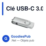 Clé USB-C 3.0 personnalisable avec logo - COLODRI - Miniature 2