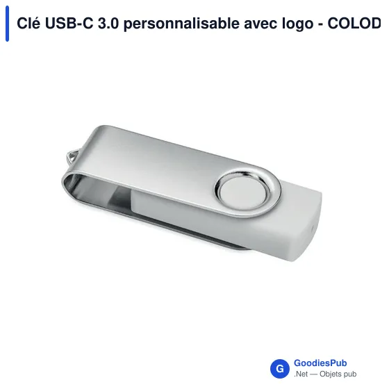 Clé USB-C 3.0 personnalisable avec logo - COLODRI - Image 2